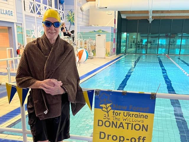 Julian at the Oasis Swimming Pool