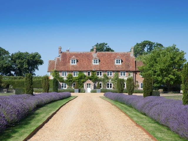 This 8 million pound home has seven bedrooms, six bathrooms and five reception rooms and it is a Grade II listed house that has been restored.