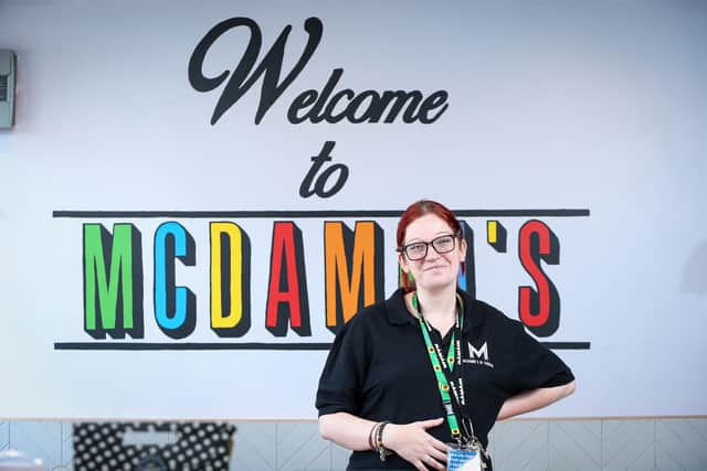 Owner Sara Pollard-Dambach. Opening of McDambi's restaurant in West St, Fareham
Picture: Chris Moorhouse (jpns 240821-20)