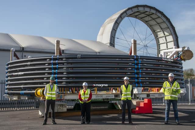 Portsmouth manufacturer Magma Global delivers an emergency composite pipe to prevent future environmental disasters in the Gulf of Mexico