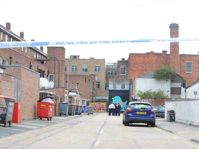 Tonbridge Street, Southsea, where Lorraine Bream fell to her death in Southsea. Her body was found on a flat roof on Monday, September 16. Picture: Sarah Standing (160919-7516)