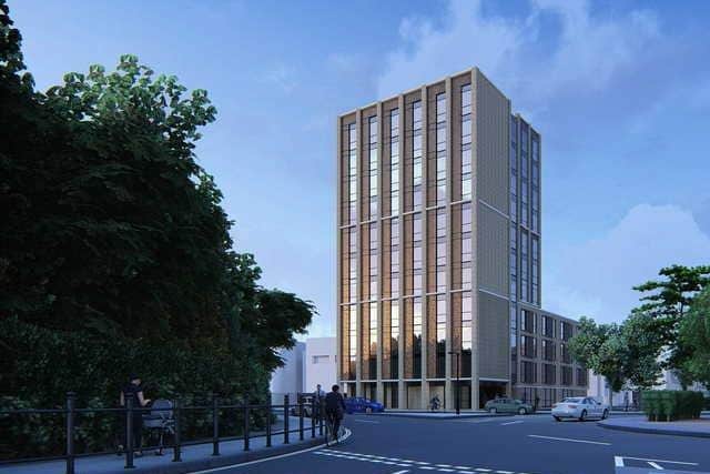 A NEW 11-storey student block will be built on the site of a former Labour Club despite fears about its location on a 'dangerous' junction.
At a planning committee on Wednesday (Nov 14) Portsmouth councillors approved the construction of 123 student flats on the corner of Holbrook Road and Coburg Street.