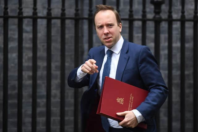 Health and Social Care Secretary Matt Hancock. Picture: Stefan Rousseau/PA Wire