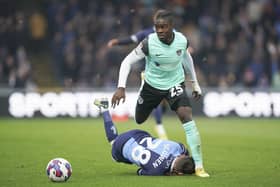 Former Pompey player Jay Mingi's dismissal for Colchester heralded an embarrassing 5-0 defeat at the hands of struggling Forest Green Rovers. Picture: Jason Brown/ProSportsImages