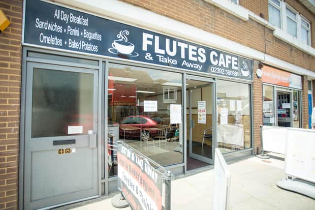 Flutes Cafe, in 48 High Street, Cosham.  Picture: Habibur Rahman