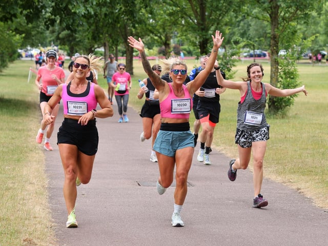 Race For Life event in Southsea, Hampshire. Pictured is action from the event.Sunday 30th June 2024.Picture: Sam Stephenson.