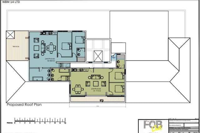 Plans for new flats to be built at the old Police Station in Southsea. Picture: FOB Design