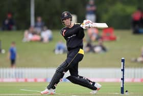 Finn Allen has signed for The Ageas Bowl-based Southern Brave ahead of their Hundred title defence which starts in early August. Photo by Kai Schwoerer/Getty Images.