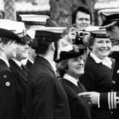 Prince Charles visiting Royal Naval Hospital in Haslar, 1982. The News PP4781