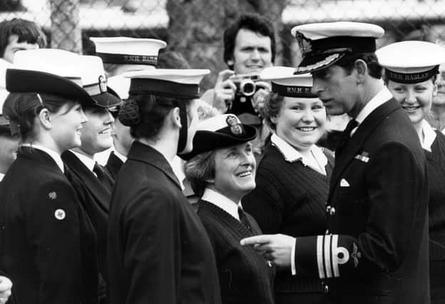 Prince Charles visiting Royal Naval Hospital in Haslar, 1982. The News PP4781