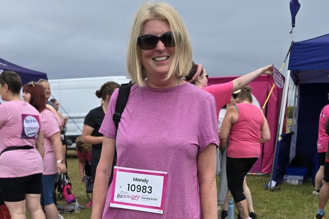Mandy took part in Race for Life Portsmouth to mark a year since her cancer diagnosis.