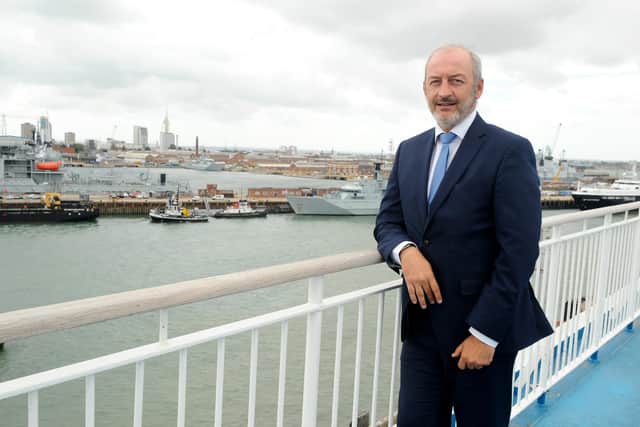 Brittany Ferries chief executive Christophe Mathieu welcomed the change to travel rules.
Picture: Sarah Standing (290620-689)