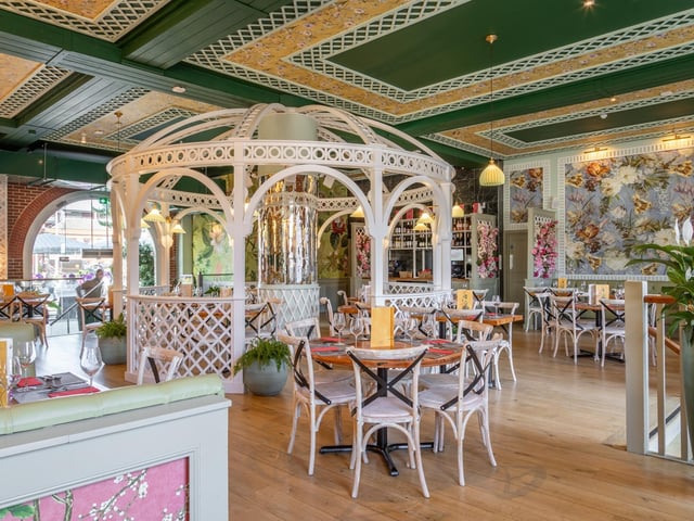 Giggling Squid will be officially opening the doors of its brand new venue in Gunwharf Quays on July 30. The former Loch Fyne site has been transformed into a botanical paradise with exceptional decor. Picture: Giggling Squid