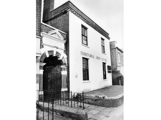 Drill Hall in West Street, Fareham in February 1980.