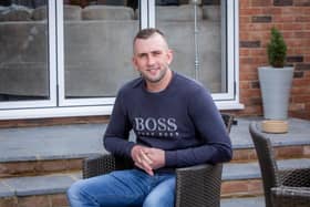 Stubbington man Jamie Roe had a bleed on the brain after having the AstraZeneca vaccine and had to learn to walk again
Picture: Habibur Rahman