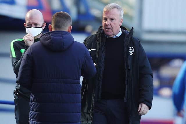 Pompey boss Kenny Jackett is under pressure  after his side's poor start to the season. Picture: Joe Pepler