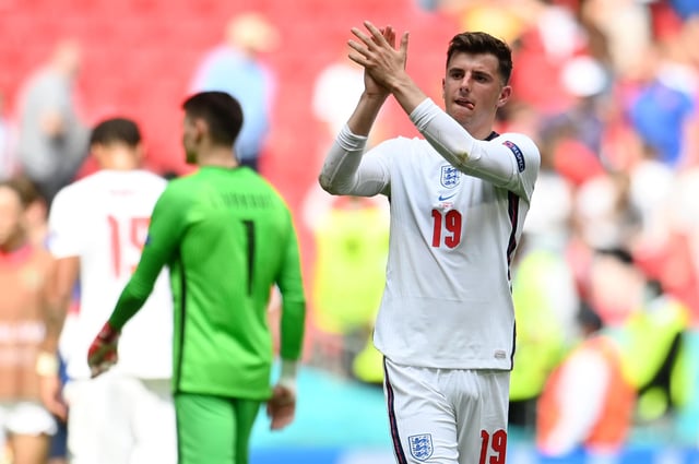 Mason Mount is expected to line up for England tonight in their European Championship semi-final against Denmark. Picture: Pool/Getty Images