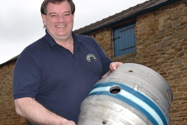 Robert Evans of Bakewell brewery Peak Ales in 2014