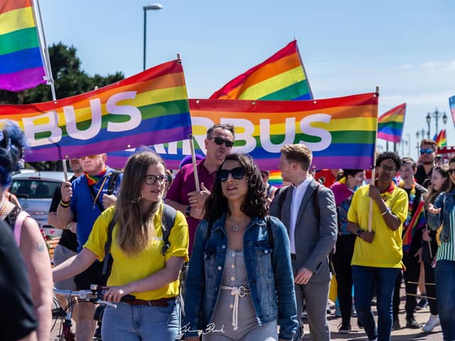 A picture of Portsmouth Pride in 2019. Picture: Johnny Black, www.johnnyblackphotography.co.uk, www.facebook.com/Johnnyblackphotography