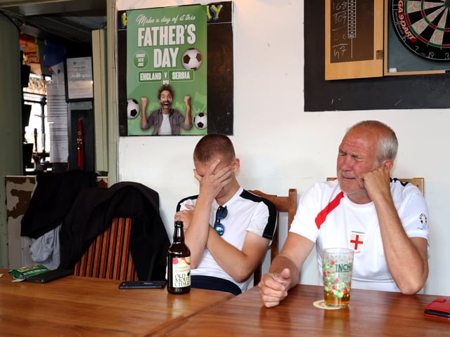 For 94 minutes it seemed certain that England would be going out.Picture: Sam Stephenson.