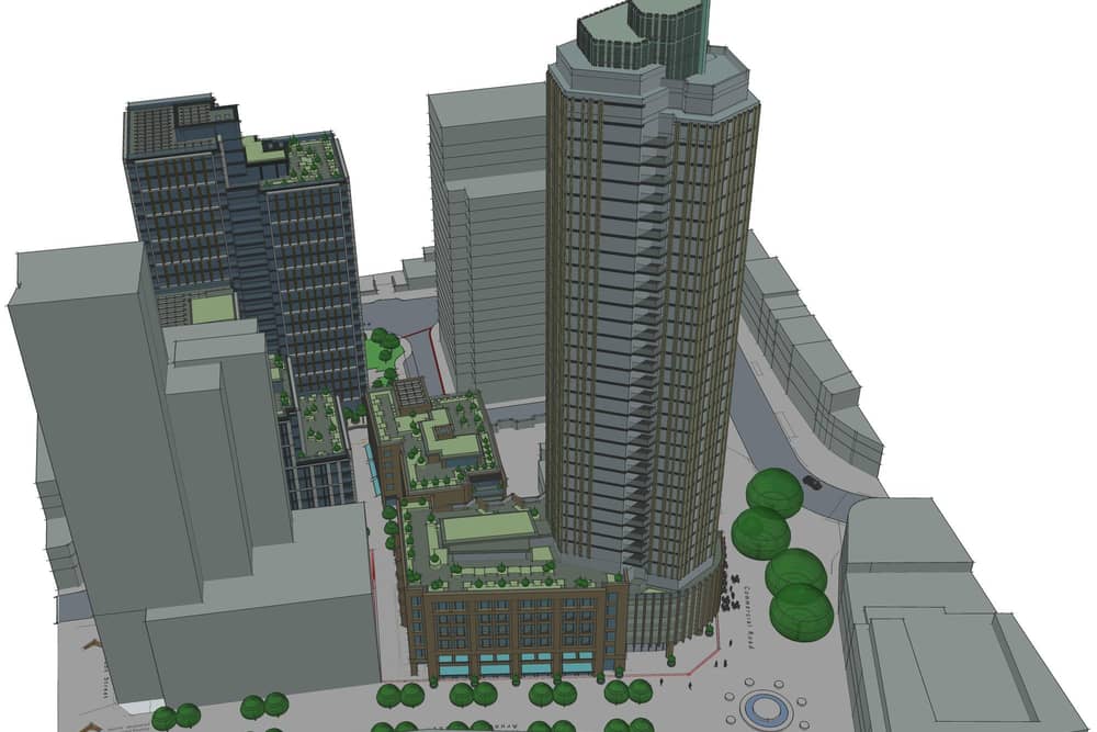 Indicative CGI for the former Debenham's redevelopment