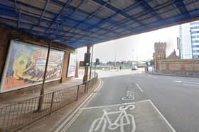 The junction of St George’s Road, Park Road and the access to Gunwharf has been identified as an enforcement area. Credit: Google Street View