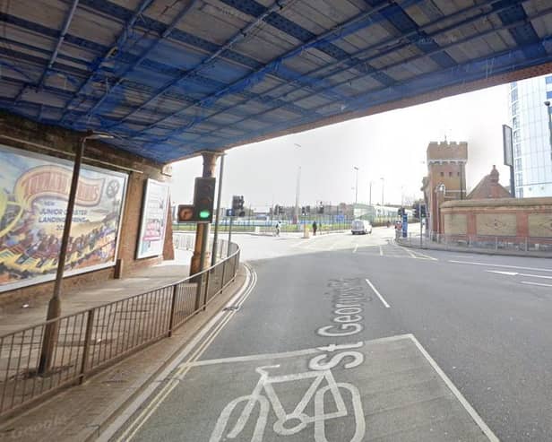 The junction of St George’s Road, Park Road and the access to Gunwharf has been identified as an enforcement area. Credit: Google Street View