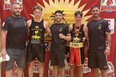From left - Billy Bessey, Callum Bartlett, Mike Bowman, Harry Ford, Rob Ford.
