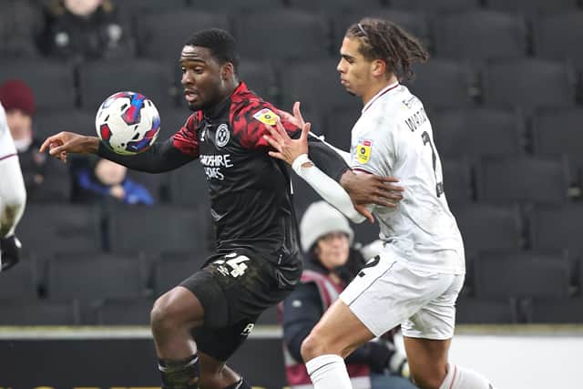 Pompey new boy Christian Saydee impressed during a season-long loan stay at Shrewsbury last term. Picture: Pete Norton/Getty Images