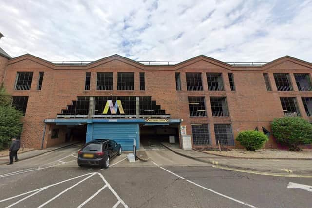 It is one of two multi-storey carparks in the town centre