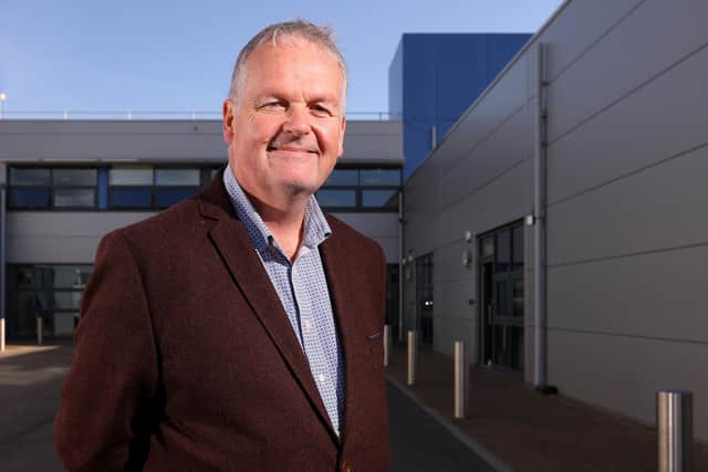 Dr Donal Collins has worked with a team to set up an online programme to help people with type 2 diabetes combat their condition by changing their diet. Pictured at Fareham Innovation Centre
Picture: Chris Moorhouse   (jpns 131021-18)