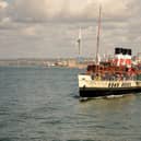PS Waverley crosses The Solent