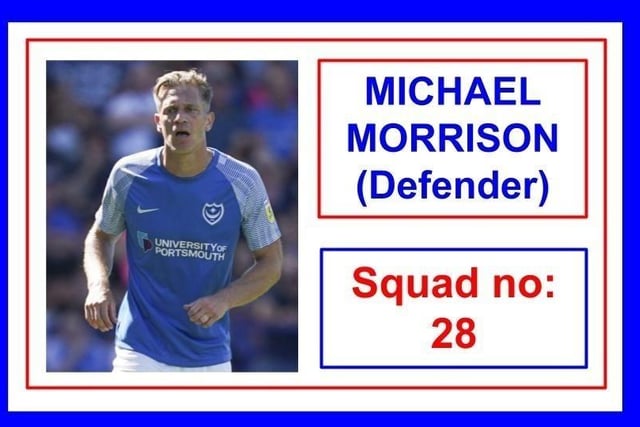Continues to offer power, organisation and physical commitment. Morrison has added an authority to Pompey and a leadership which was needed.
