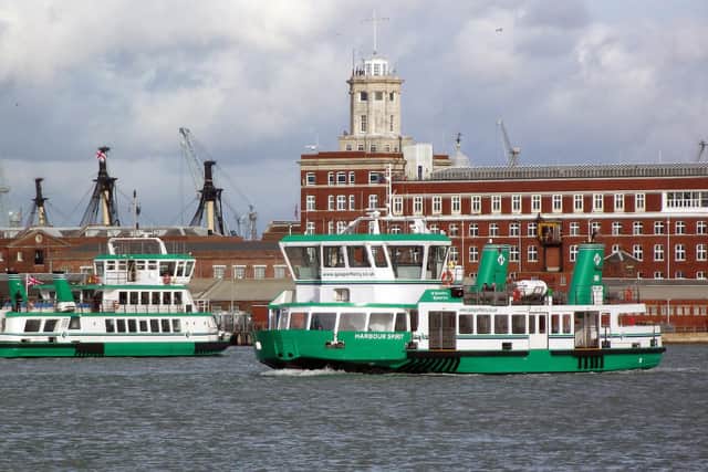 The ferries used by the Gosport Ferry service. 
Credit: Tony Weaver