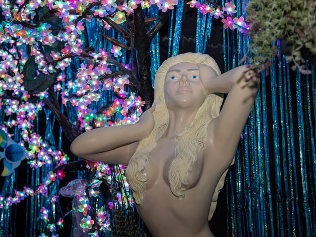 The Enchanted Walk at Keydell Nurseries features a number of magical scenes including mermaids.Photos by Alex Shute