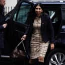 Home secretary Suella Braverman arrives in Downing Street, London, ahead of a Cabinet meeting. Picture: Aaron Chown/PA Wire