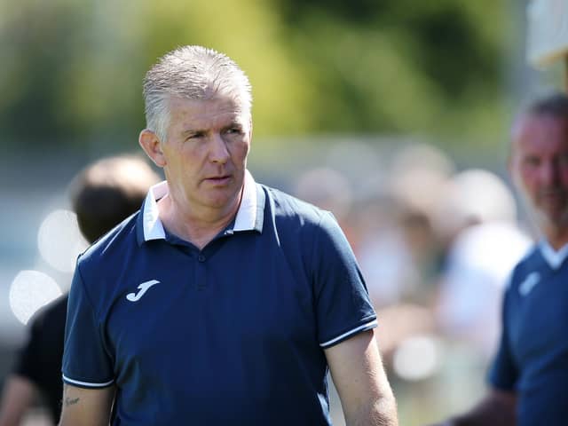 Gosport Borough manager Shaun Gale branded his side's Hampshire Senior Cup display at Andover New Street as 'unacceptable'. Picture by  Chris Moorhouse