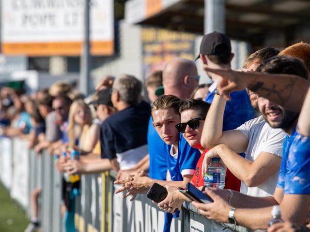 Pompey fans make annual pre-season trip to Westleigh Park