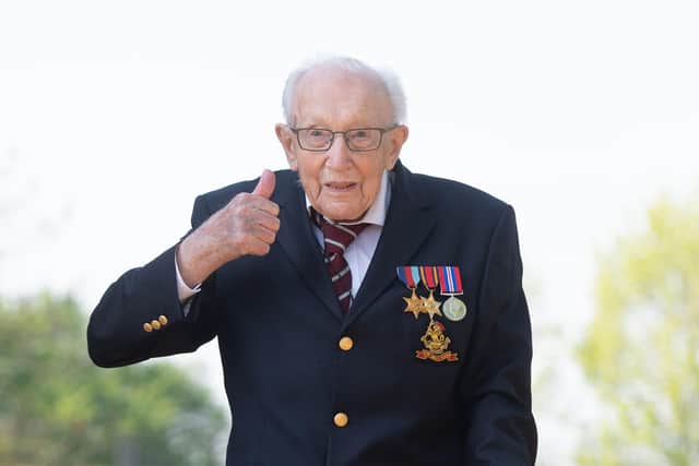 Captain Sir Tom Moore. Picture: Joe Giddens/PA Wire