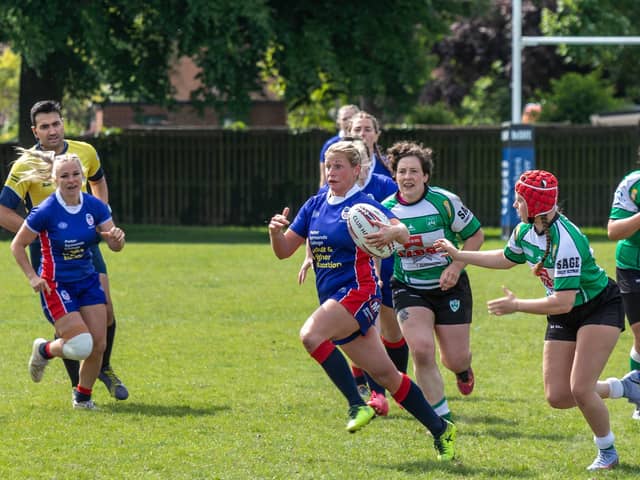 Portsmouth Valkyries' Abi Harding will form part of the Hampshire Women's team who take on Eastern Counties in a Twickenham final this weekend Picture: Mike Cooter (220522)