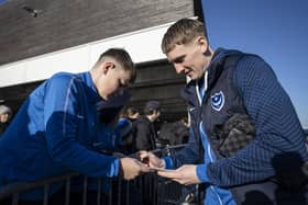 Pompey forward Ronan Curtis is facing up to nine months out after suffering an ACL injury