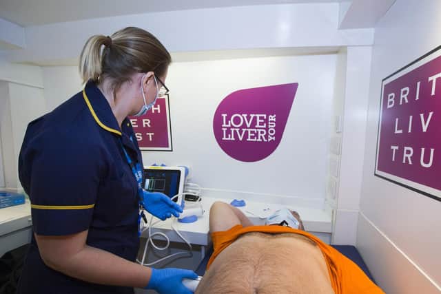 Liver screening. Picture: Trevor Smith