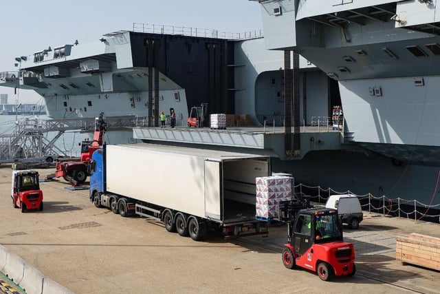 HMS Queen Elizabeth CSG deployment.