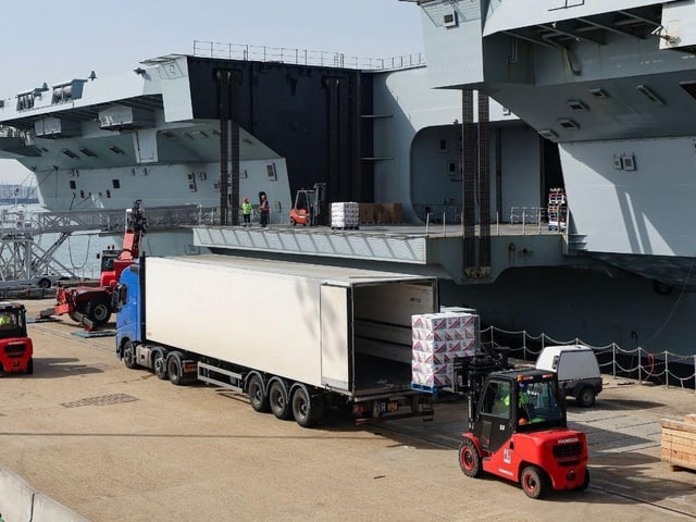 HMS Queen Elizabeth CSG deployment.