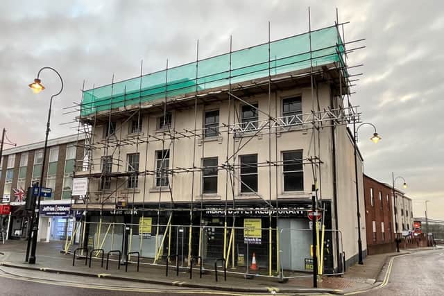 Former Indian restaurant is being stripped out ahead of work to transform it into a child development centre.
