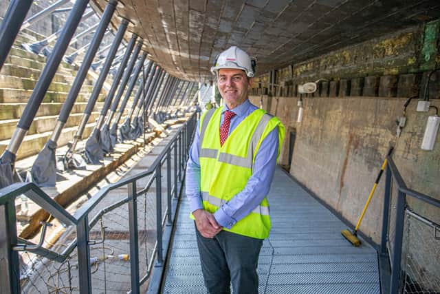 Rob Hanway, BAE Systems HMS Victory program manager. Picture: Habibur Rahman