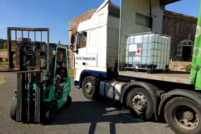 The Portsmouth Distillery has begun production of thousands of litres of hand sanitiser.