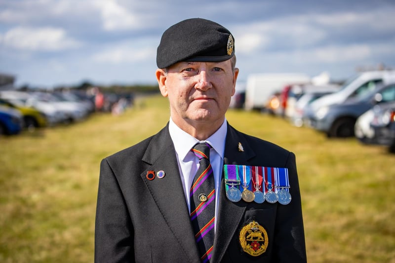 Pictured - Tony Jones, Military Veteran and retired Hampshire & Isle of Wight police officer.