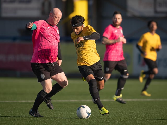 Freehouse (pink) v FFTP. Picture by Keith Woodland