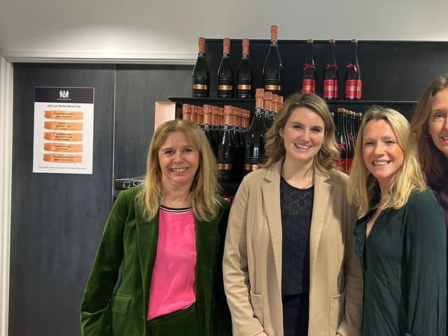 Jess Fuller Brown MP, Gail Gardner M.D Ashling Park, Marie Davies Stopham vineyard, Danielle Dunfield CEO The Great Sussex Way